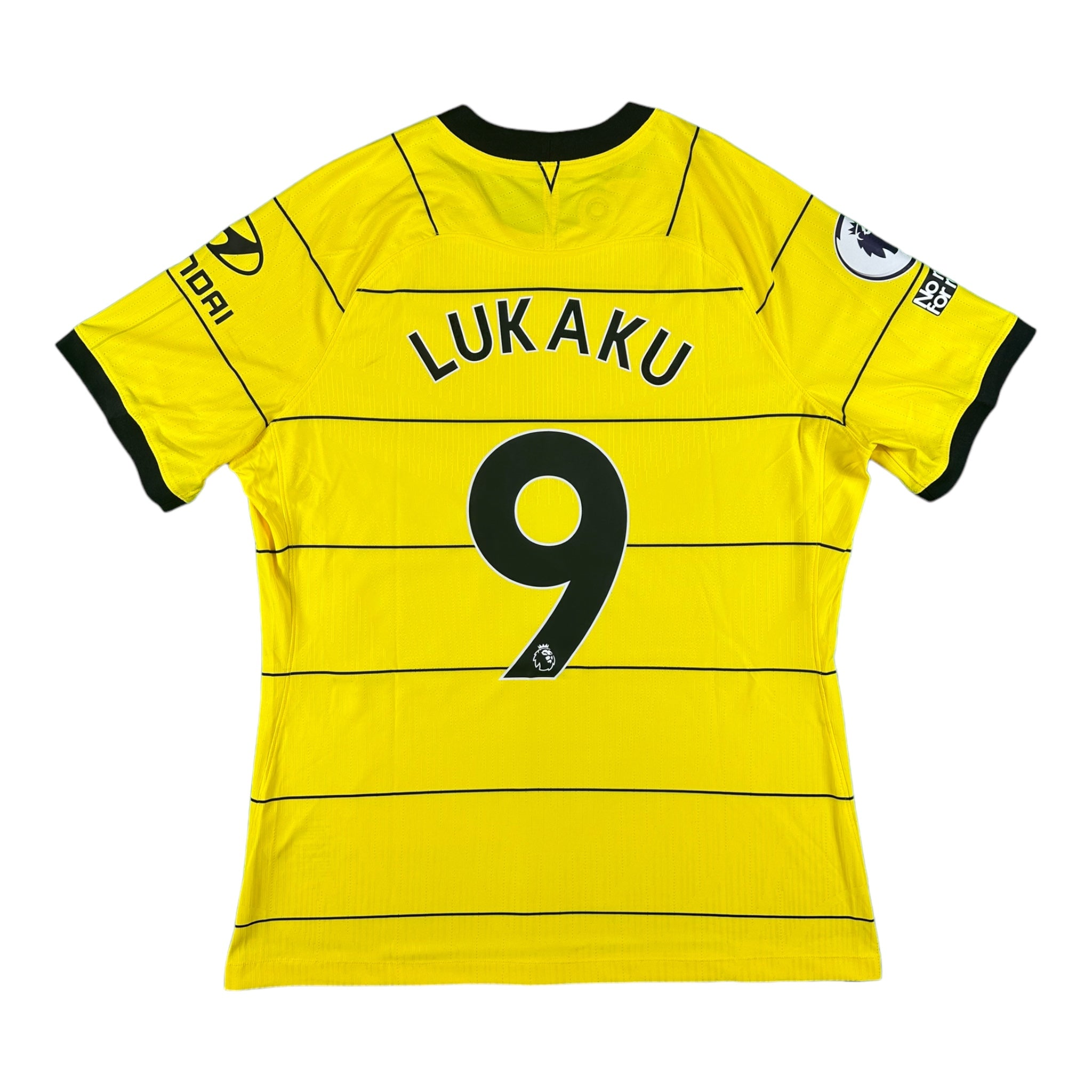 Romelu Lukaku 9 Chelsea FC Match Issue / Worn Away Shirt 2021-22