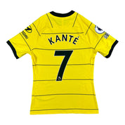 N'Golo Kanté 7 Chelsea FC Match Issue / Worn Away Shirt 2021-22