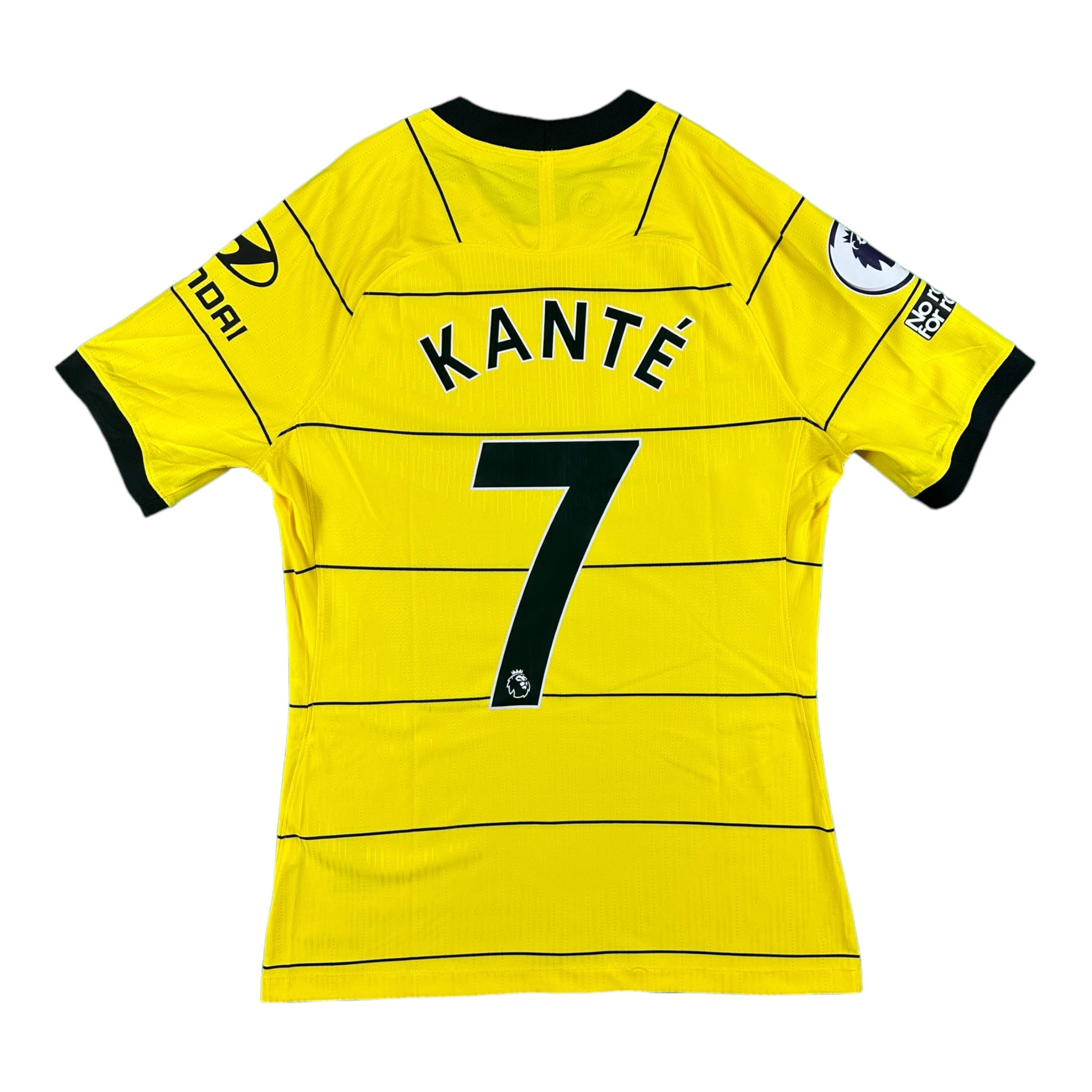 N'Golo Kanté 7 Chelsea FC Match Issue / Worn Away Shirt 2021-22