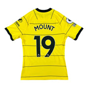 Mason Mount 19 Chelsea FC Match Issue / Worn Away Shirt 2021-22