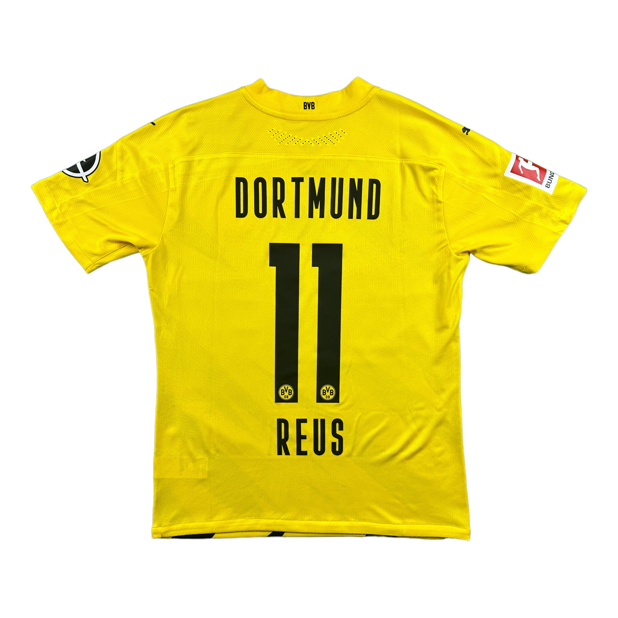Marco Reus 11 Borussia Dortmund Match Issue / Worn Home Shirt 2020-21