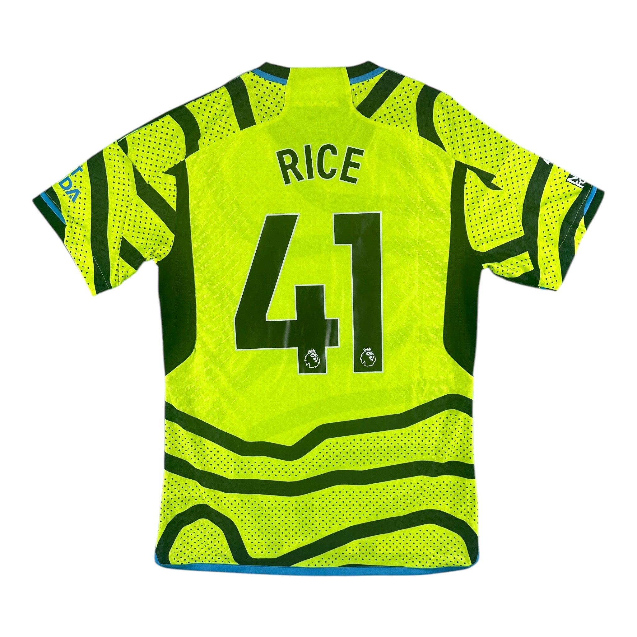Match Issue / Worn Shirt Declan Rice 41 Arsenal Away 2023-24