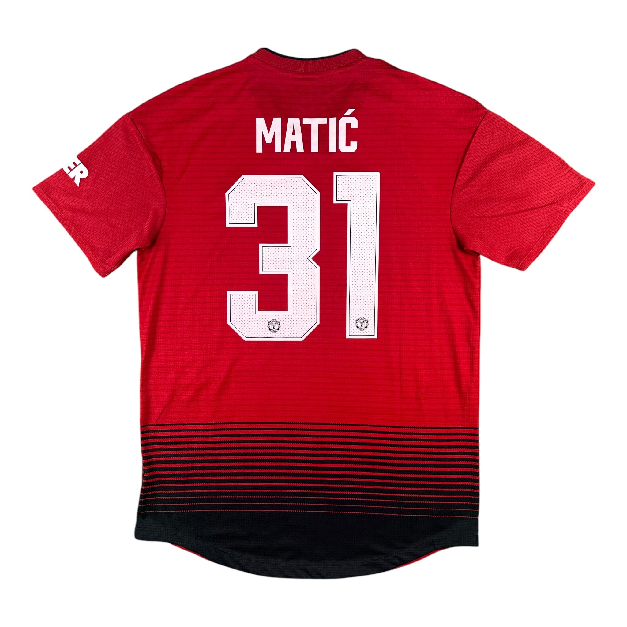 Match Issue / Worn Shirt Nemanja Matic 31 Manchester United Home 2018-19