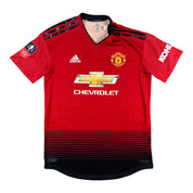 Match Issue / Worn Shirt Nemanja Matic 31 Manchester United Home 2018-19