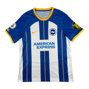 Lewis Dunk 5 Brighton & Hove Albion Match Issue / Worn Signed Home Shirt 2022-23 (Incl. Signing Proof)