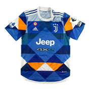 Federico Chiesa 22 Juventus Signed Match Issue / Worn Fourth 'Kobra' Shirt 2021-22