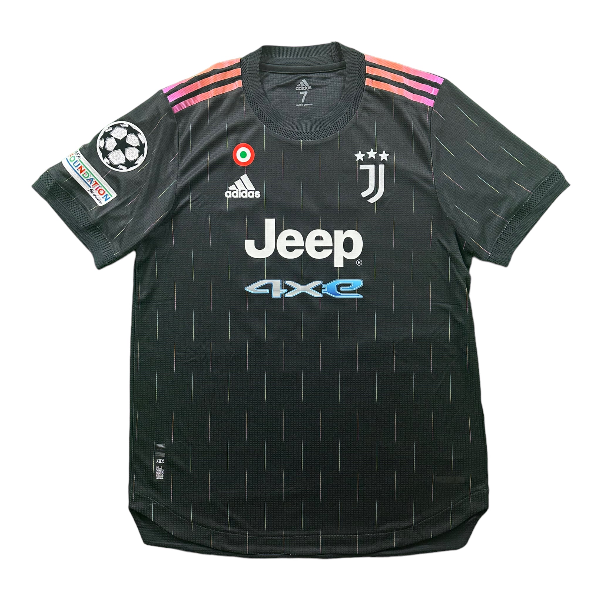 Leonardo Bonucci 19 Juventus Signed Match Issue / Worn Away Shirt 2021-22