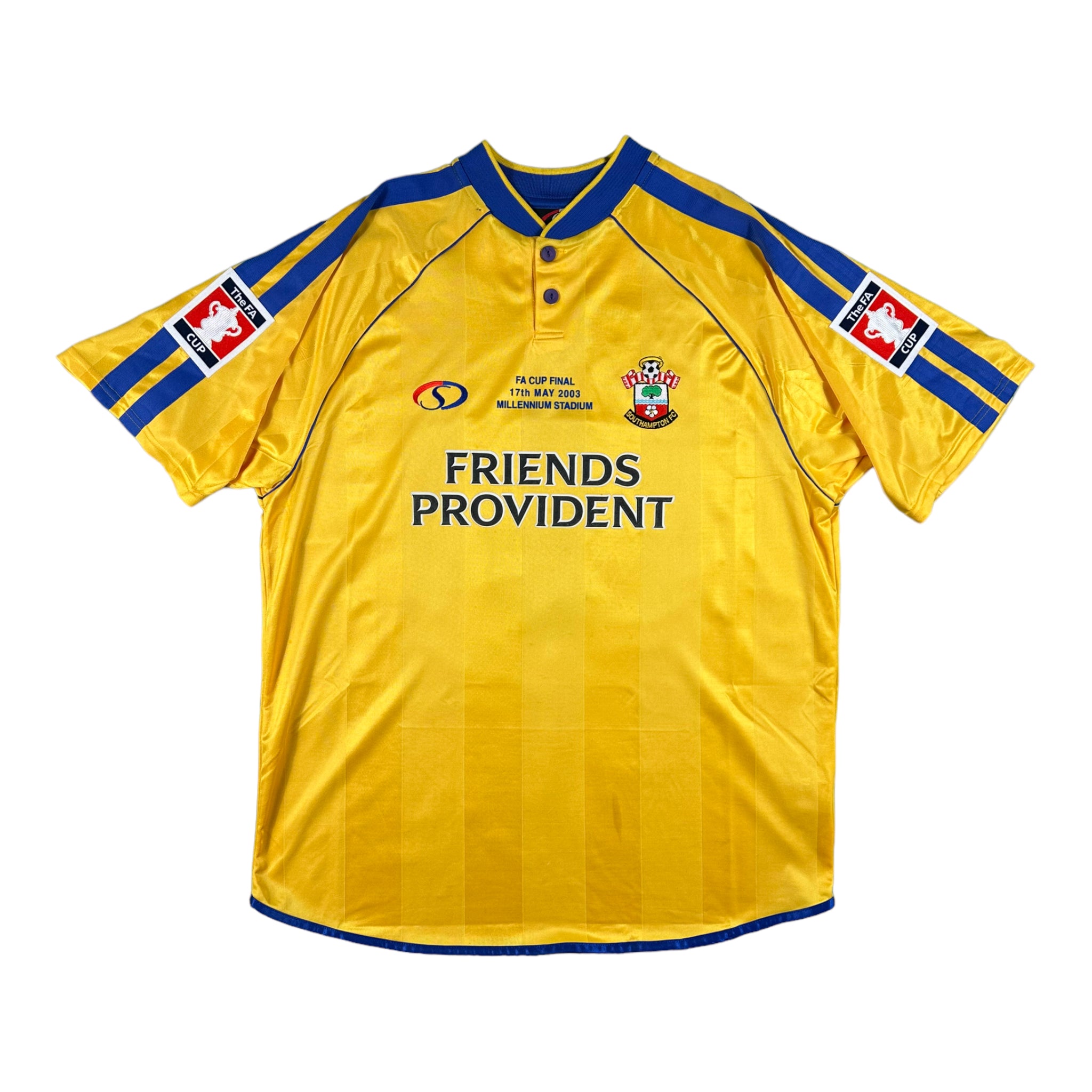 James Beattie 9 Southampton FA Cup Final Match Issue / Worn Third Shirt 2002-03