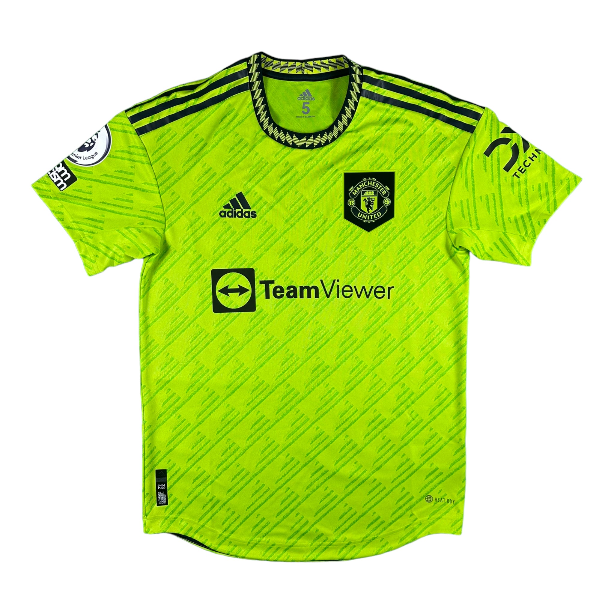 Alejandro Garnacho 49 Manchester United Match Issue Worn Third Shirt 2022-23