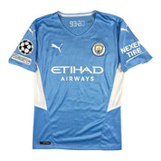 Kevin De Bruyne 17 Manchester City Match Issue / Worn Home Shirt 2021-22
