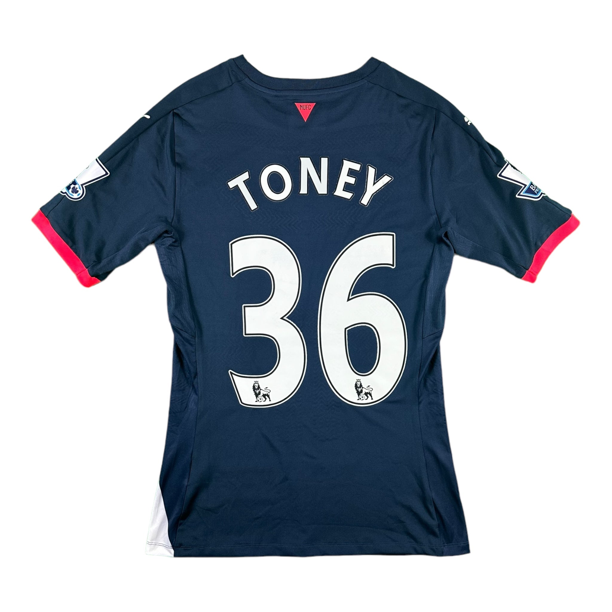Ivan Toney 36 Newcastle United Match Issue / Worn Third Shirt 2015-16