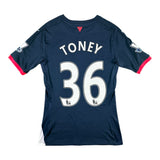 Ivan Toney 36 Newcastle United Match Issue / Worn Third Shirt 2015-16