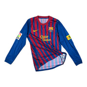 Gerard Piqué 3 FC Barcelona Match Issue / Worn Home Shirt 2011-12