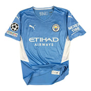 Kevin De Bruyne 17 Manchester City Match Issue / Worn Home Shirt 2021-22