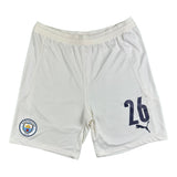 Riyad Mahrez 26 Manchester City Match Worn/Issue Home Shorts 2020/21