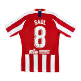 Saúl Ñíguez 8 Atlético Madrid Match Issue / Worn Home Shirt 2019-20