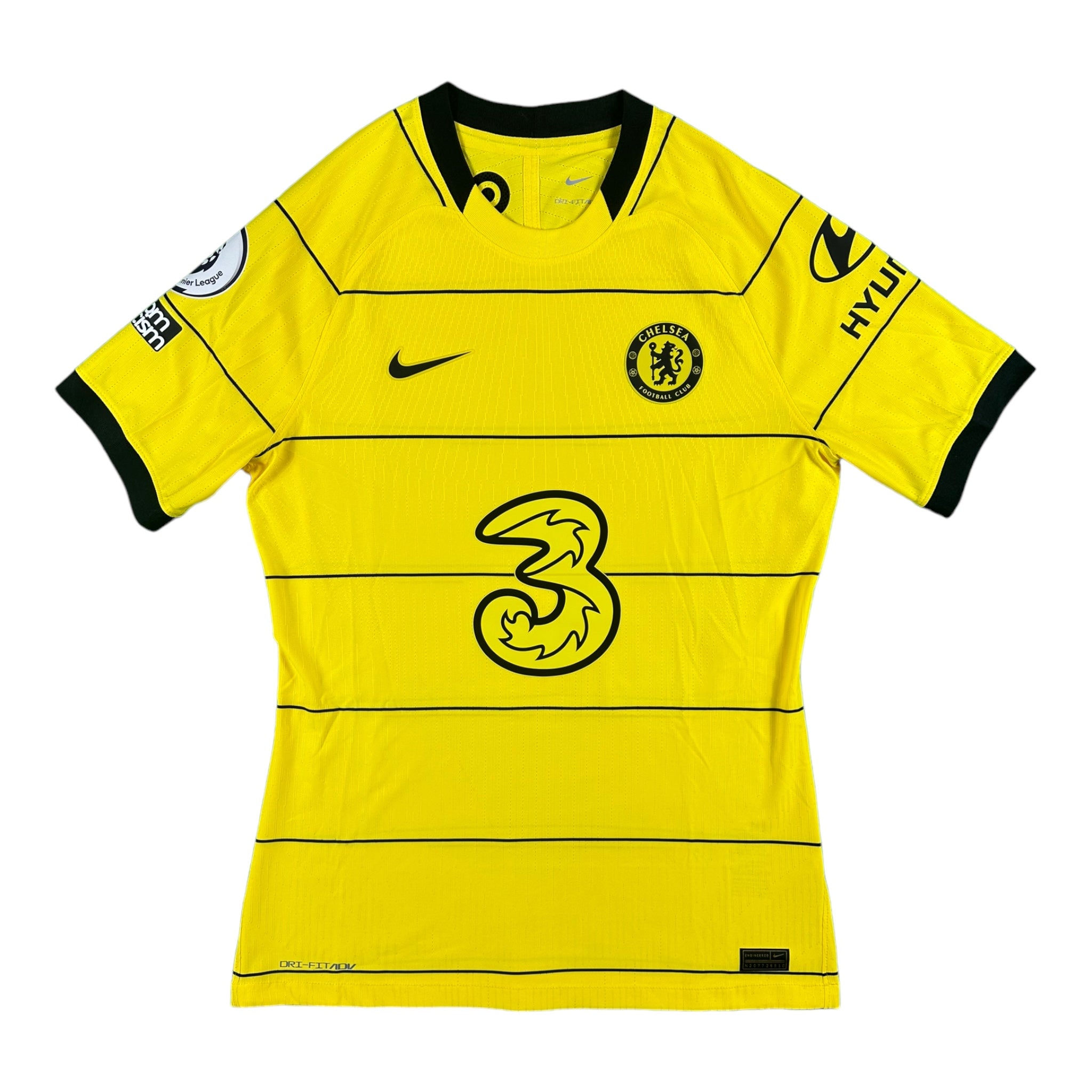 N'Golo Kanté 7 Chelsea FC Match Issue / Worn Away Shirt 2021-22