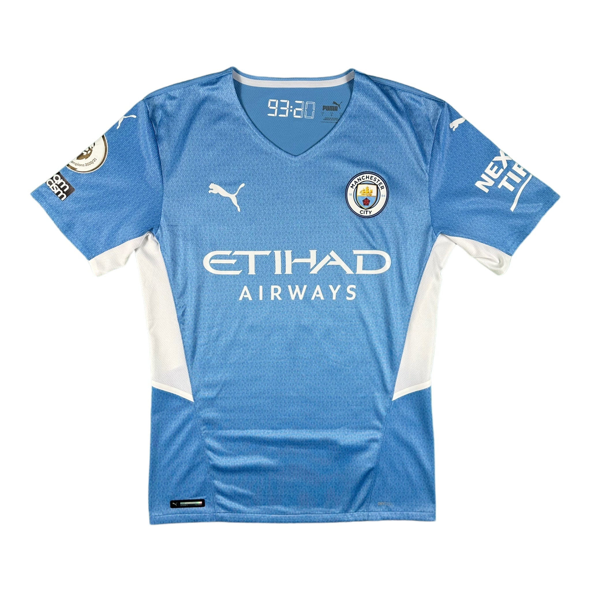 Kyle Walker 2 Manchester City Match Issue / Worn Home Shirt 2021-22