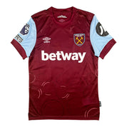 Jarrod Bowen 20 West Ham United Match Issue / Worn Home Shirt 2023-24