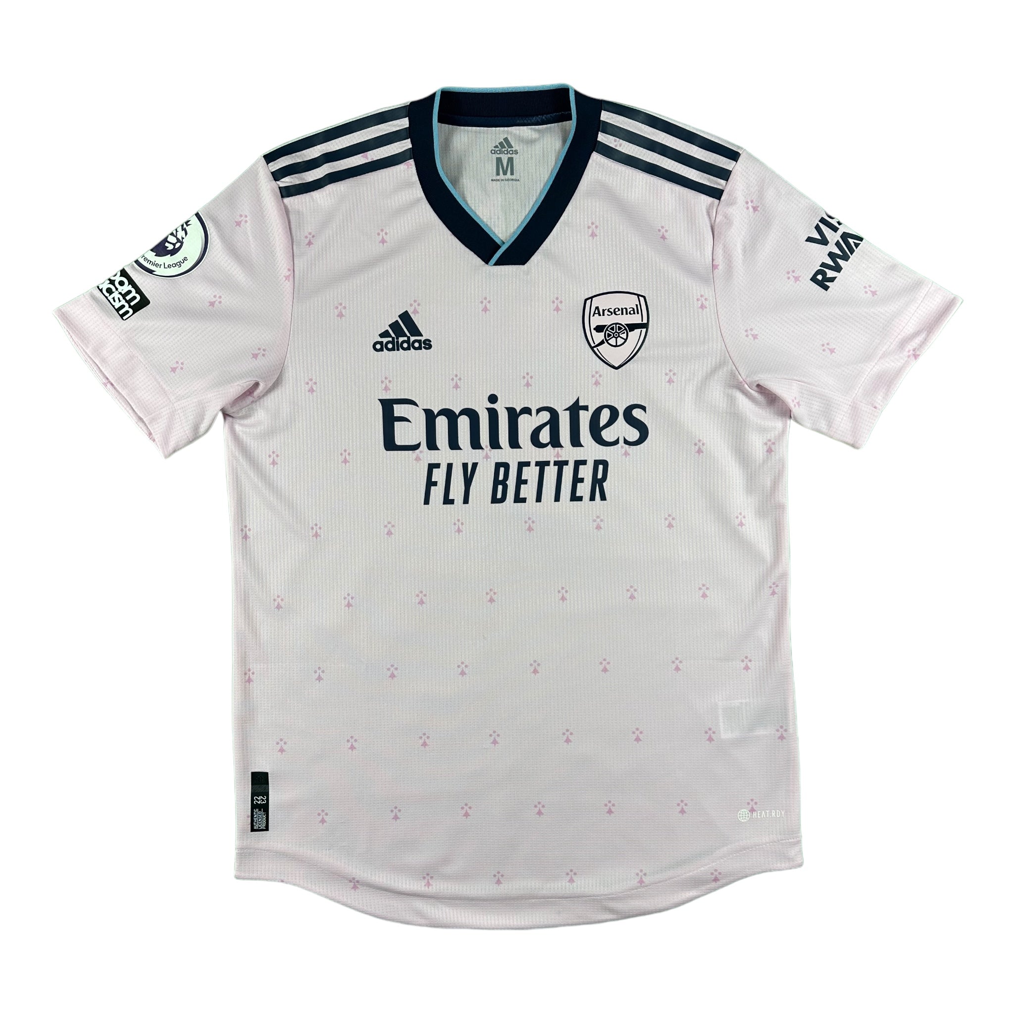 Bukayo Saka 7 Arsenal Match Issue / Worn Third Shirt 2022-23