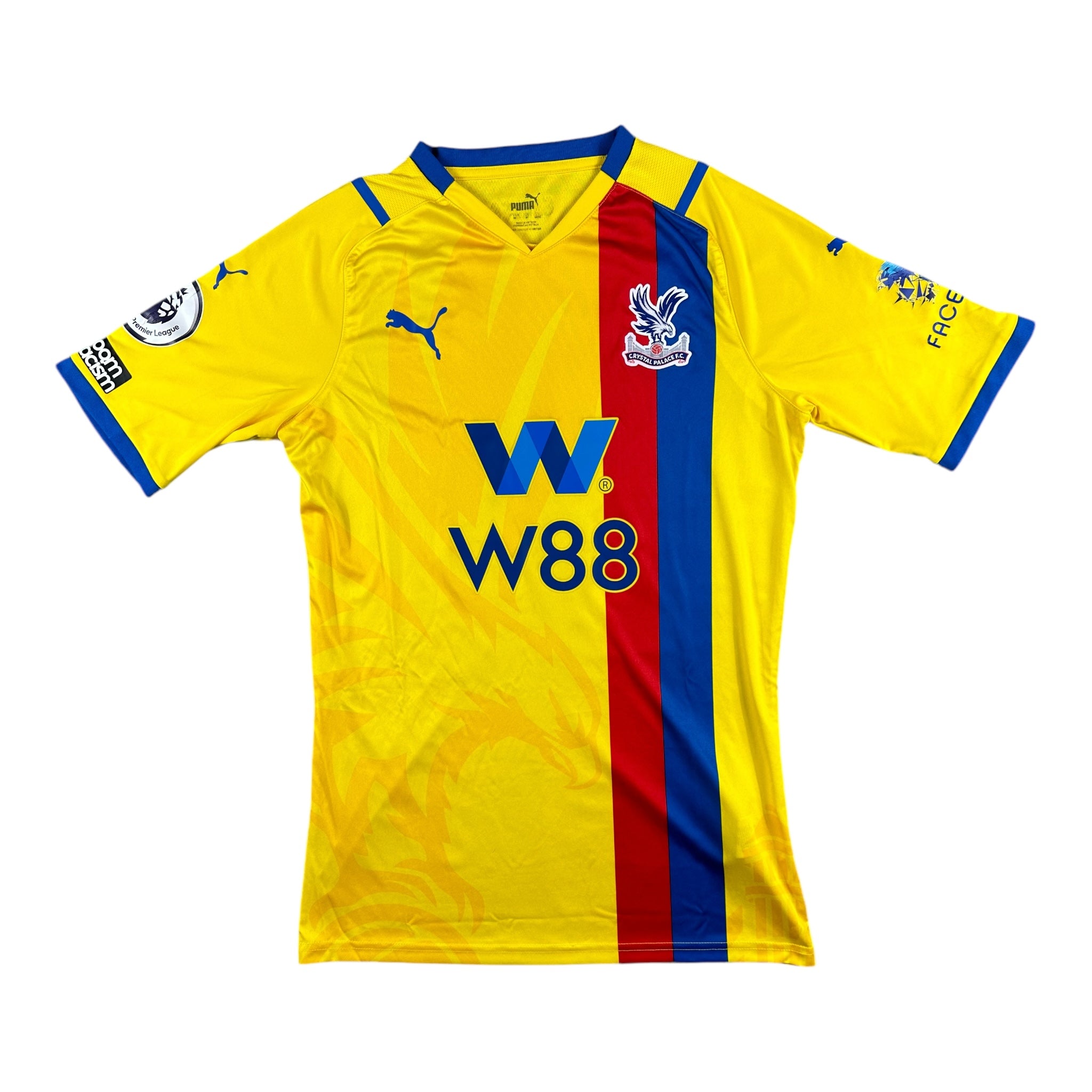Match Issue / Worn Signed Shirt Wilfried Zaha 11 Crystal Palace Away 2021-22
