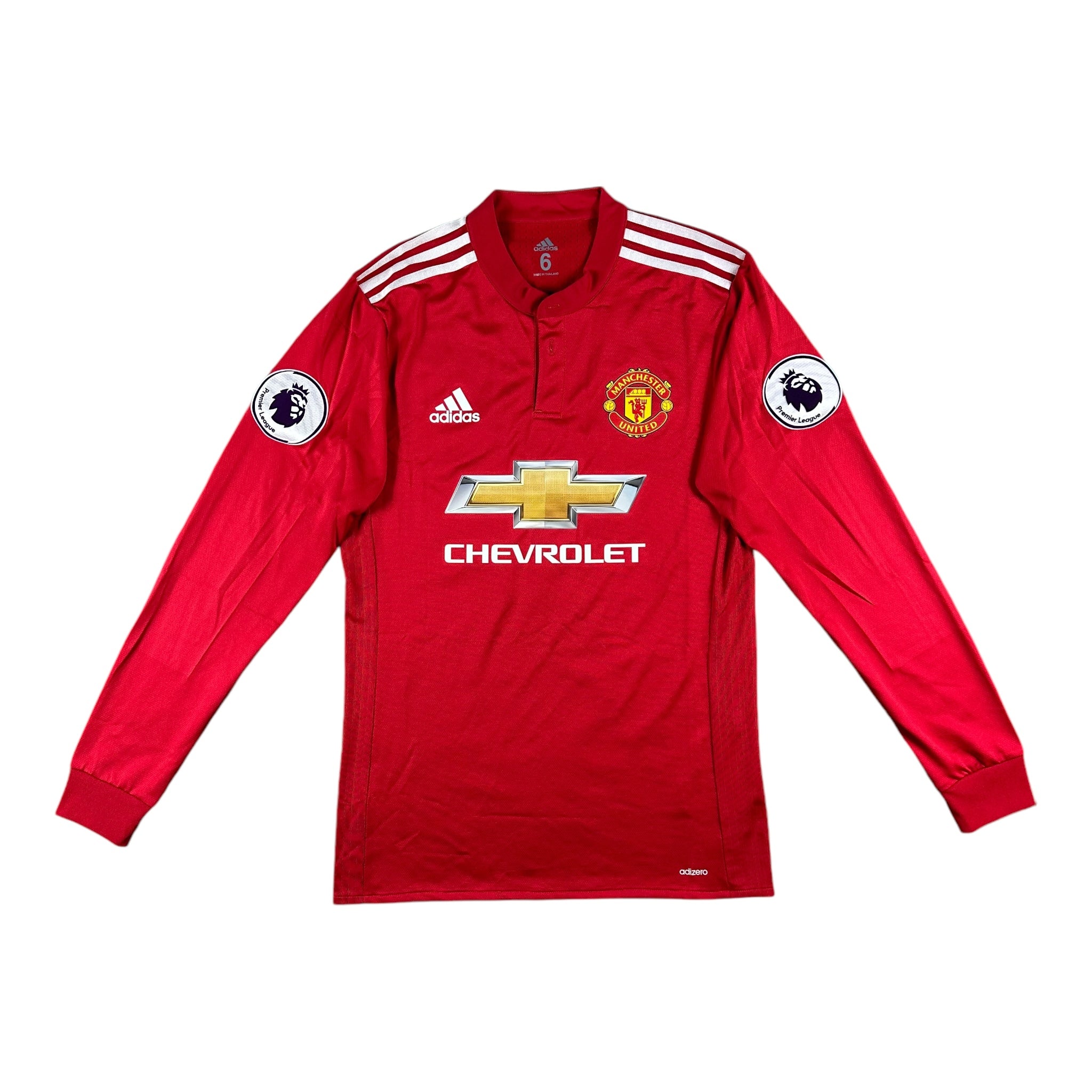 Marcus Rashford 19 Manchester United Match Issue / Worn Home Shirt 2017-18