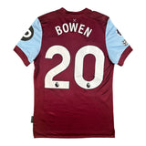 Jarrod Bowen 20 West Ham United Match Issue / Worn Home Shirt 2023-24