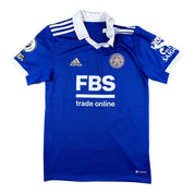 Jamie Vardy 9 Leicester City Match Issue / Worn Home Shirt 2022-23