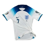 Phil Foden 7 England Match Issue / Worn Home Shirt 2023