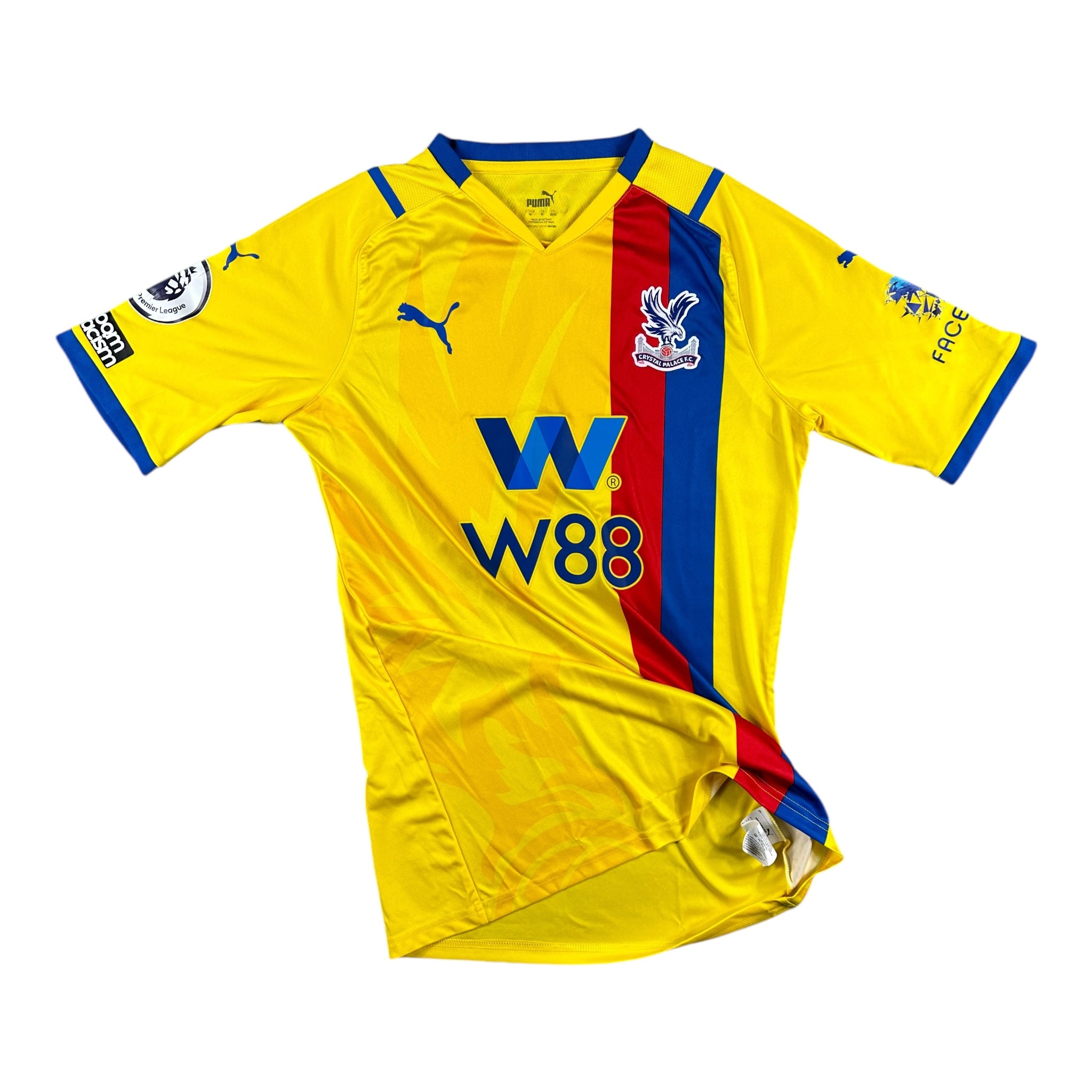 Match Issue / Worn Signed Shirt Wilfried Zaha 11 Crystal Palace Away 2021-22