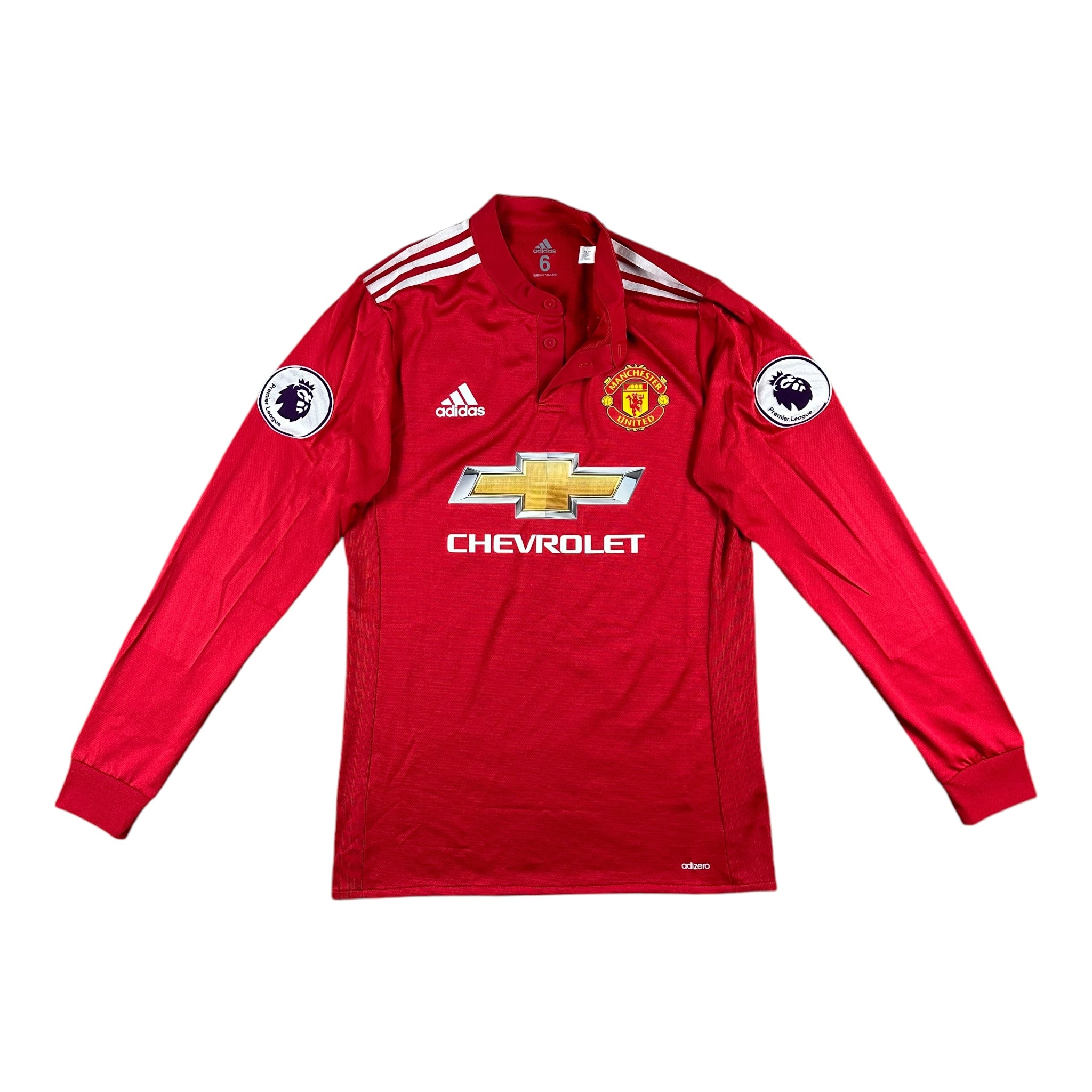 Marcus Rashford 19 Manchester United Match Issue Worn Home Shirt