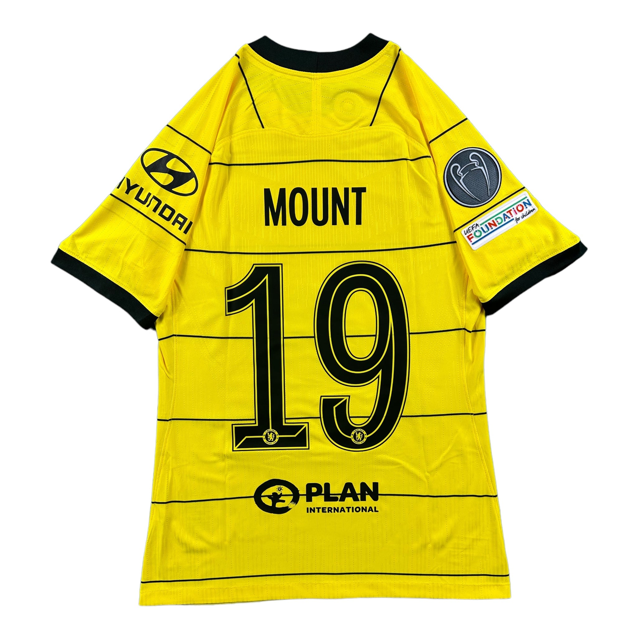 Mason Mount 19 Chelsea FC Match Issue / Worn Away Shirt 2021-22