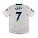 Bukayo Saka 7 Arsenal Match Issue / Worn Third Shirt 2022-23