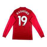Marcus Rashford 19 Manchester United Match Issue / Worn Home Shirt 2017-18