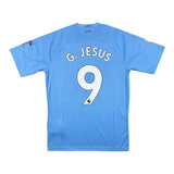 Gabriel Jesus 9 Manchester City Match Issue / Worn Home Shirt 2019-20