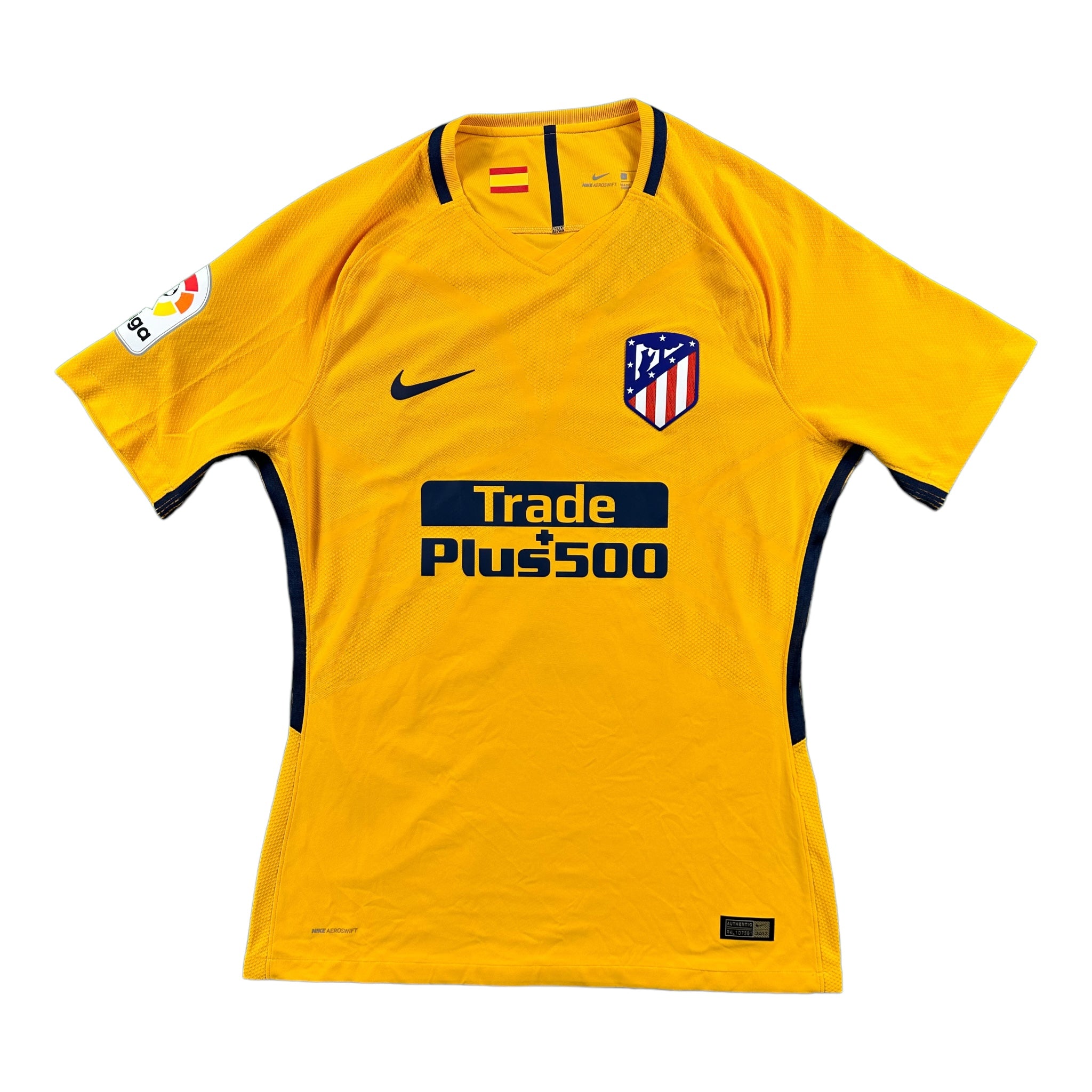 Fernando Torres 9 Atlético Madrid Match Issue / Worn Home Shirt 2017-18