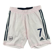 Bukayo Saka 7 Arsenal Match Issue / Worn Third Shorts 2022-23