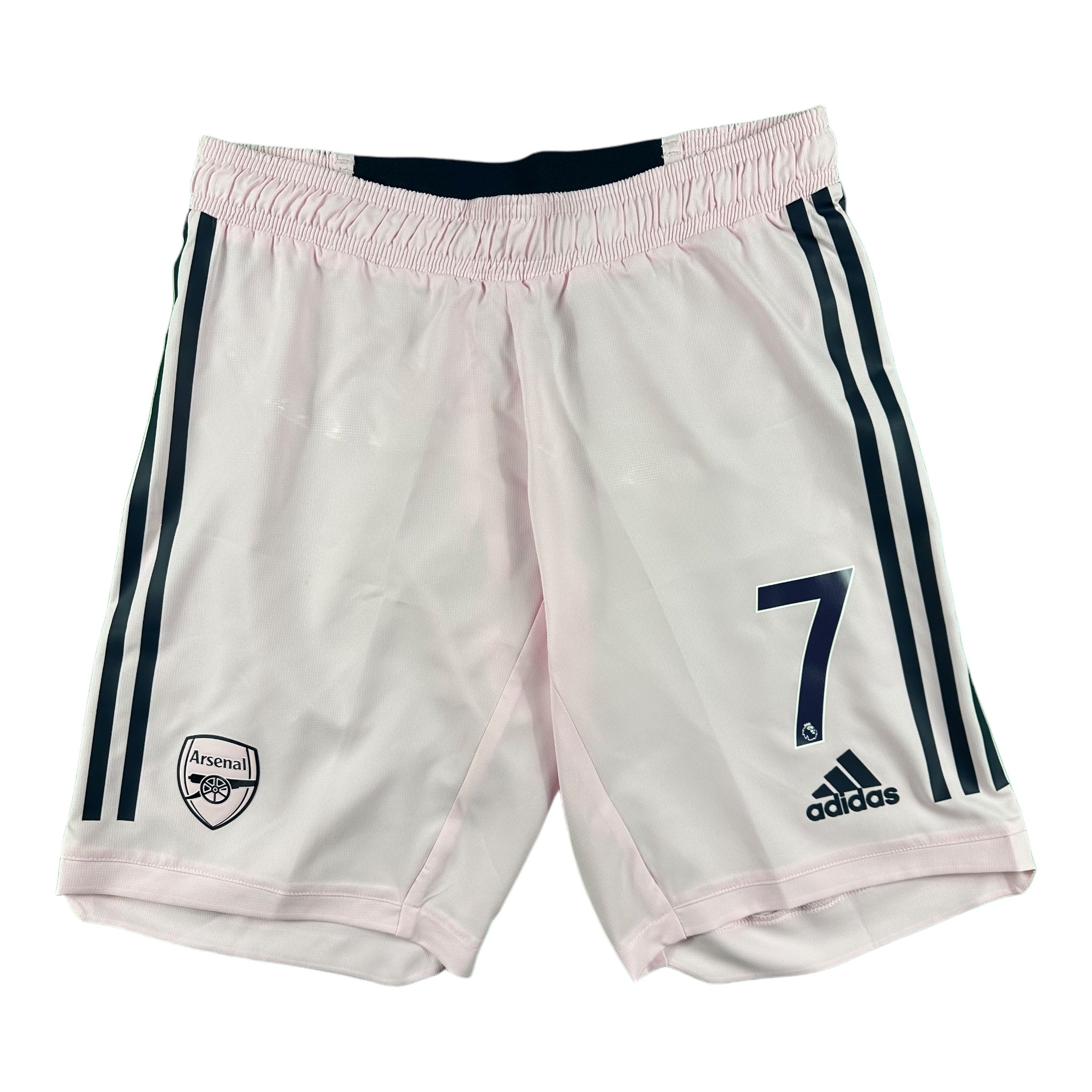 Bukayo Saka 7 Arsenal Match Issue / Worn Third Shorts 2022-23