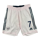 Bukayo Saka 7 Arsenal Match Issue / Worn Third Shorts 2022-23