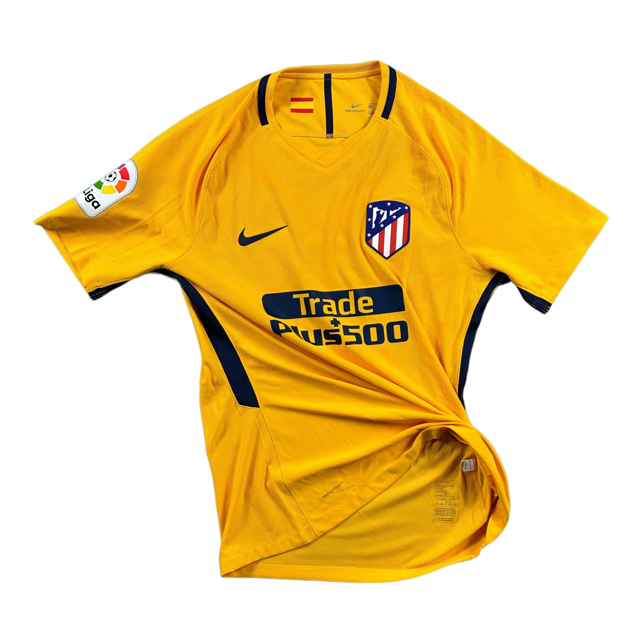 Fernando Torres 9 Atlético Madrid Match Issue / Worn Home Shirt 2017-18