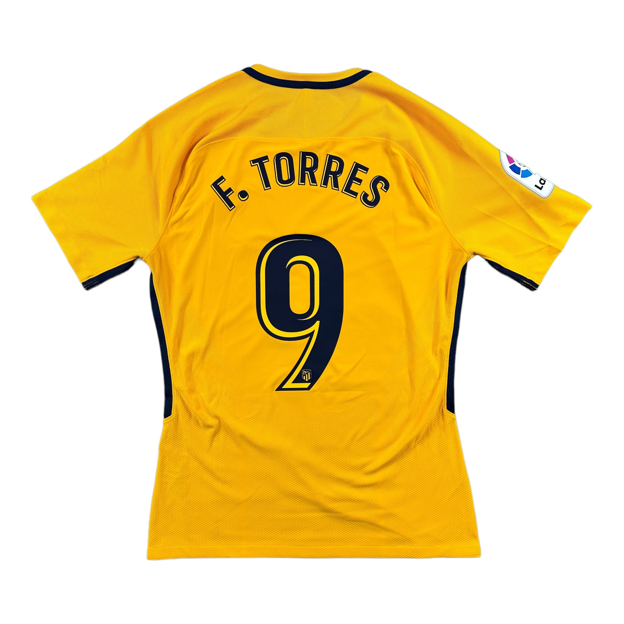 Fernando Torres 9 Atlético Madrid Match Issue / Worn Home Shirt 2017-18