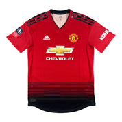 Match Issue / Worn Shirt Nemanja Matic 31 Manchester United Home 2018-19