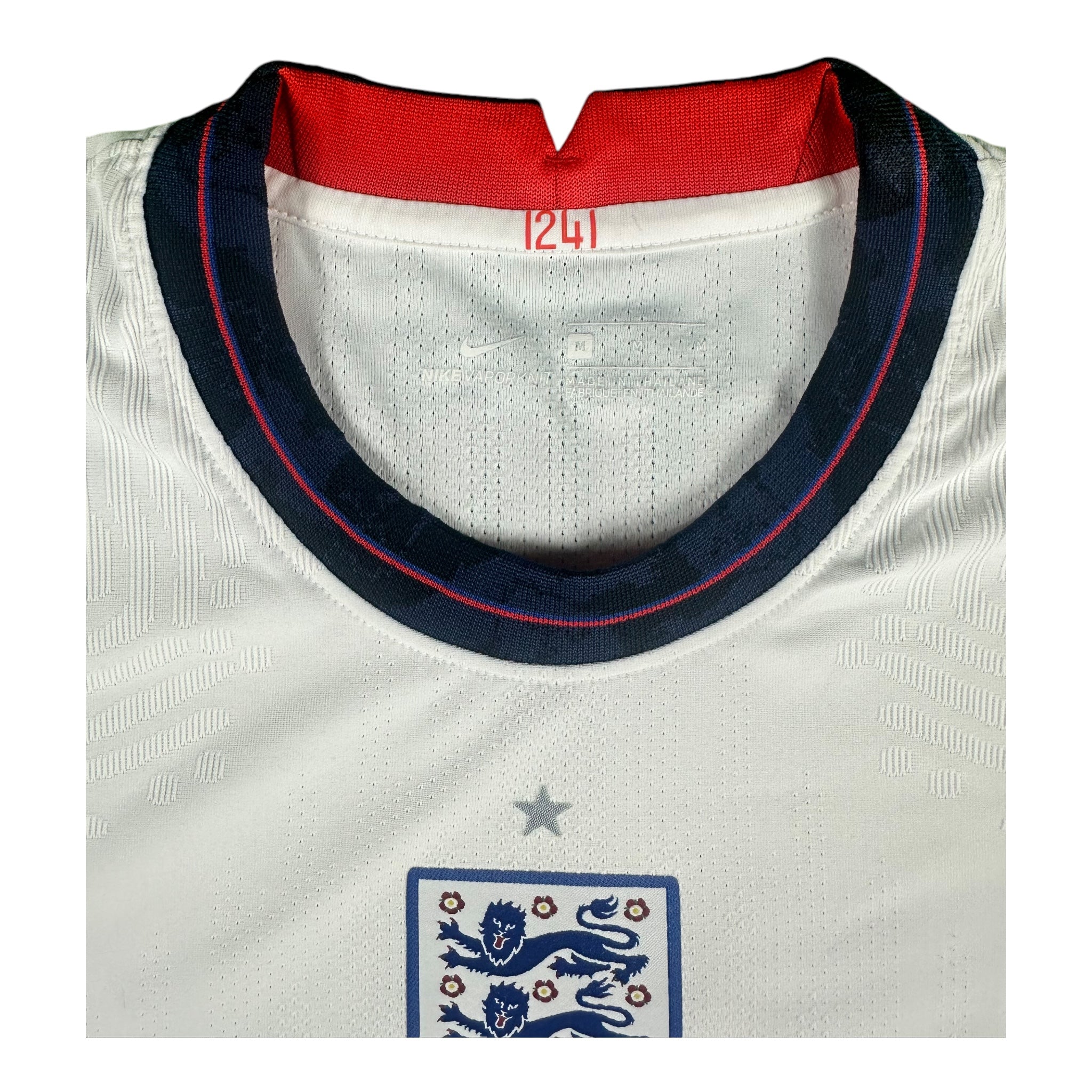 Declan Rice 4 England Match Issue / Worn Home Shirt 2022