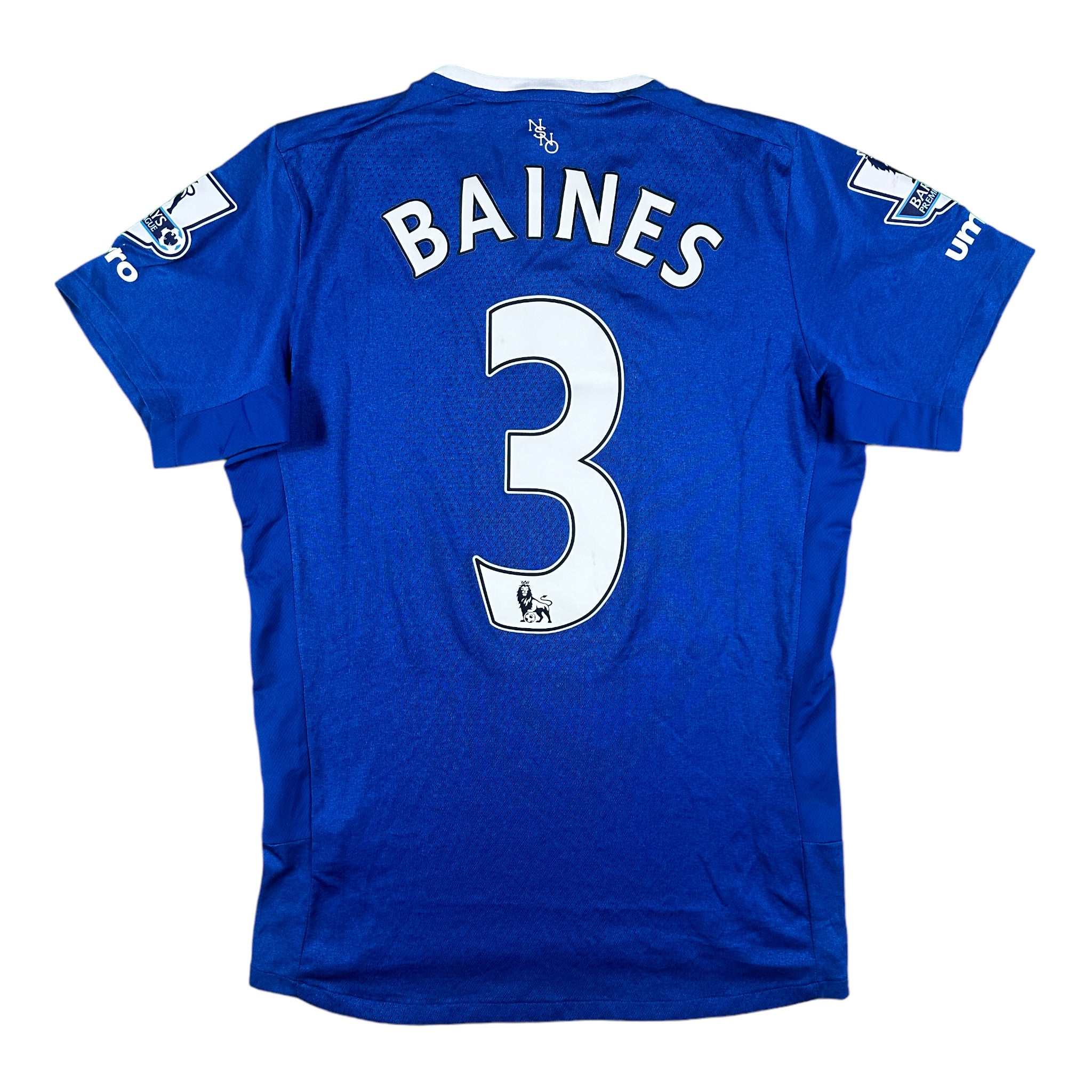 Leighton Baines 3 Everton Match Issue / Worn Home Shirt 2015-16
