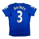 Leighton Baines 3 Everton Match Issue / Worn Home Shirt 2015-16