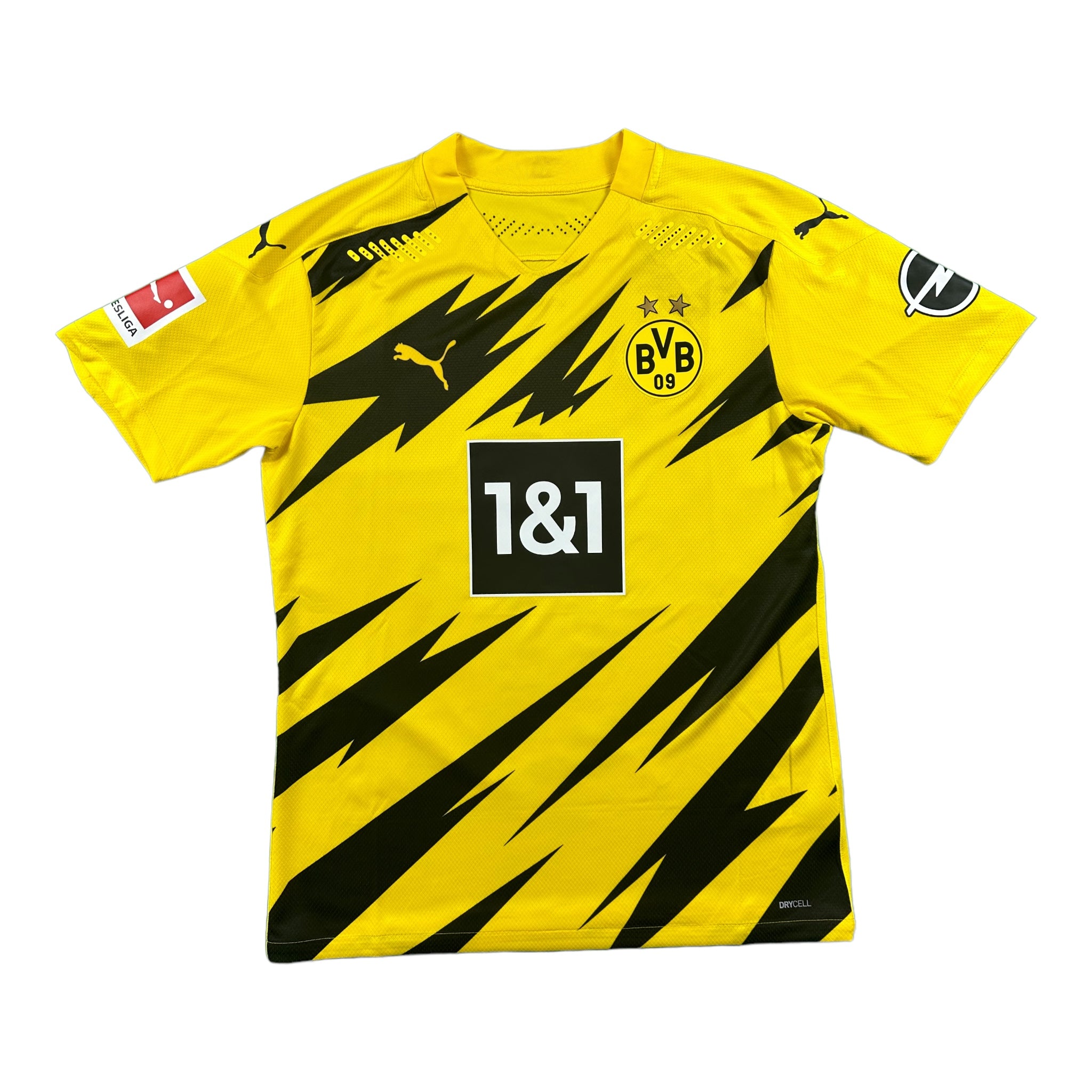 Marco Reus 11 Borussia Dortmund Match Issue / Worn Home Shirt 2020-21