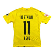 Marco Reus 11 Borussia Dortmund Match Issue / Worn Home Shirt 2020-21
