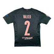 Kyle Walker 2 Manchester City Match Issue / Worn Away Shirt 2020-21