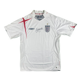 Signed Shirt David Beckham England Official Umbro Home 2005-07