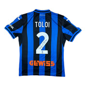 Signed Shirt Rafael Toloi 2 Atalanta Official Authentic Home 2022-23